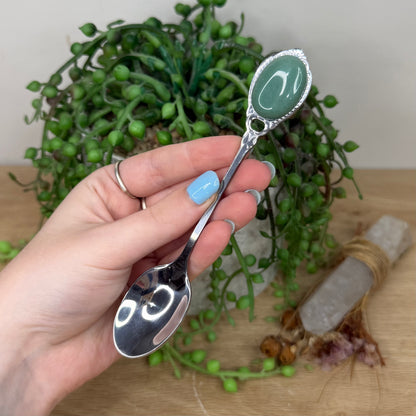 Green Aventurine Spoon