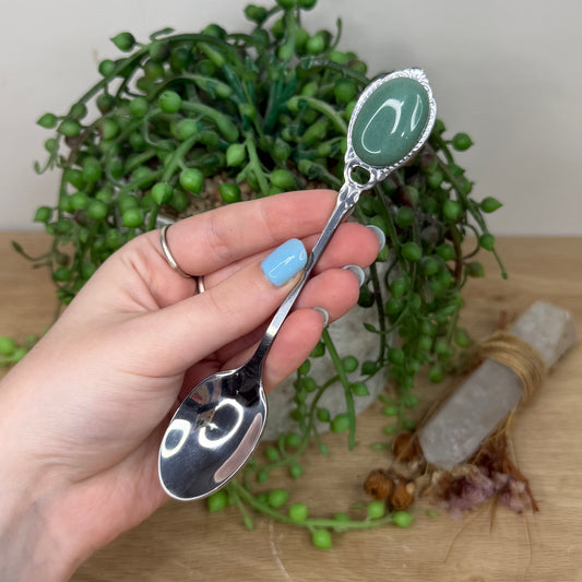 Green Aventurine Spoon