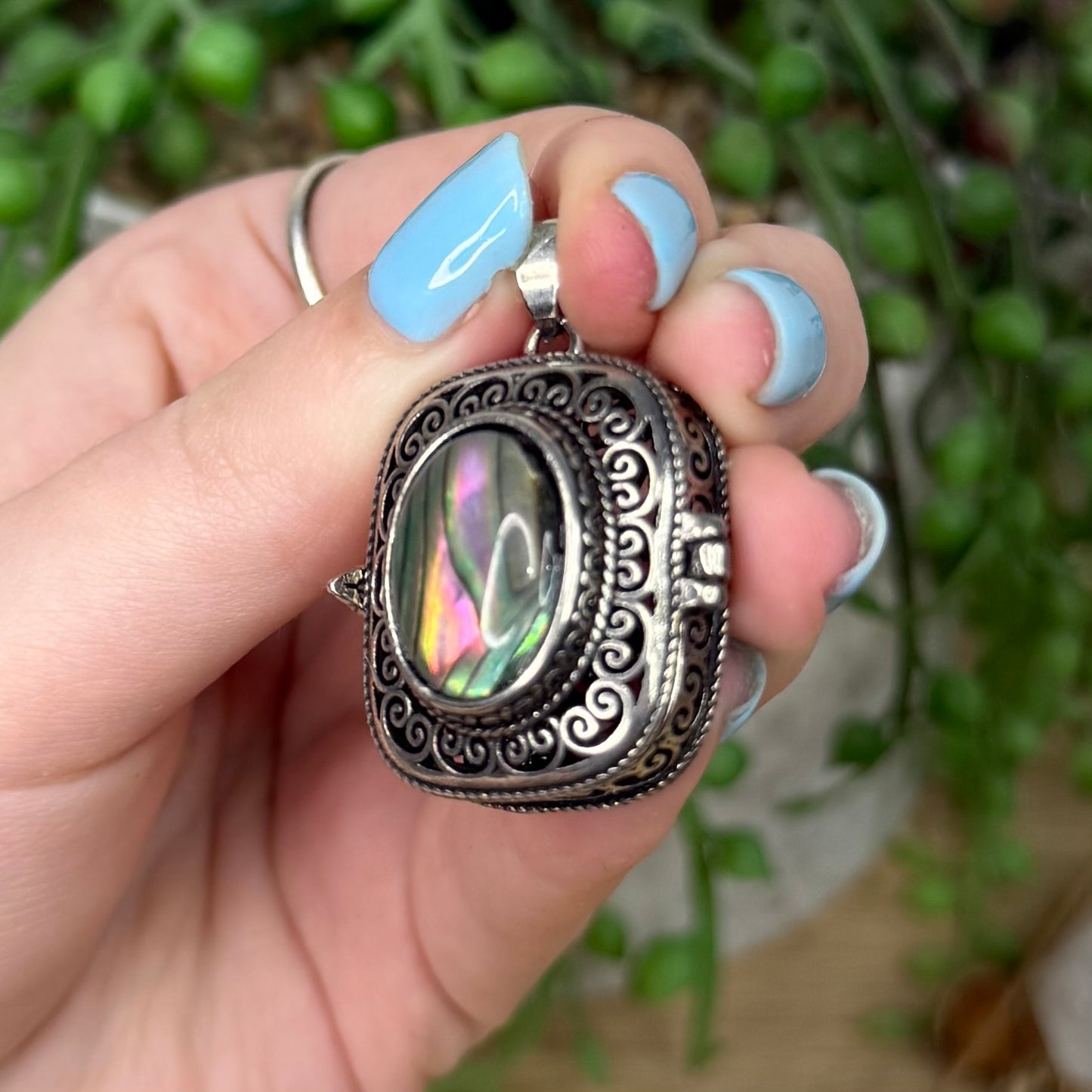 Shell Locket Pendant