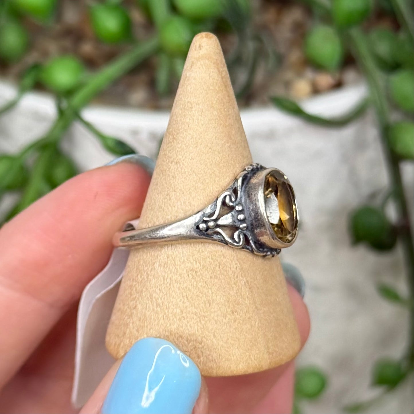 Citrine S925 Ring (Y104)