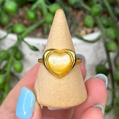 Shell Gold Plated Ring (X173)