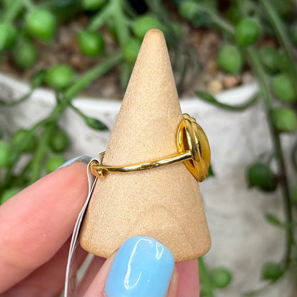 Shell Gold Plated Ring (X173)