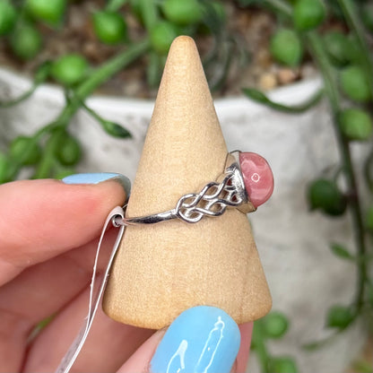 Rhodochrosite S925 Ring (Y310)