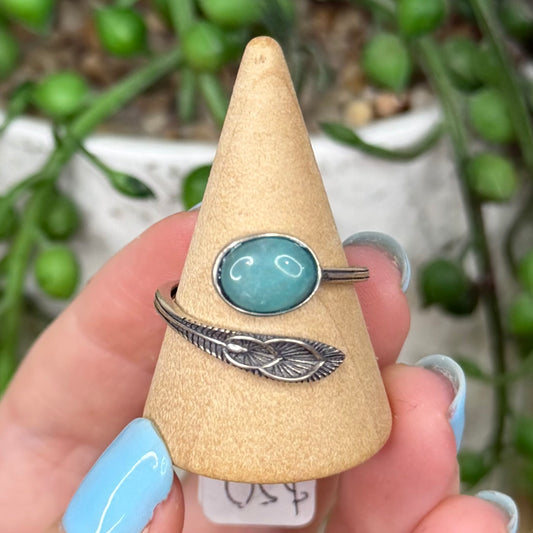 Amazonite S925 Ring (W203)