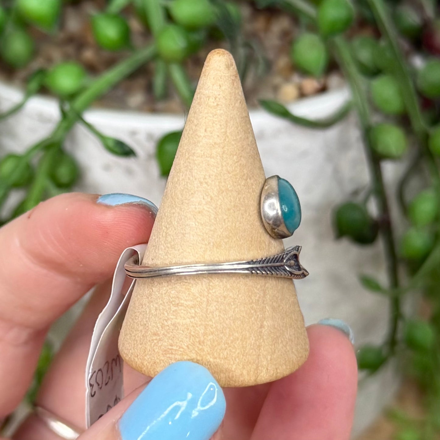 Amazonite S925 Ring (W203)