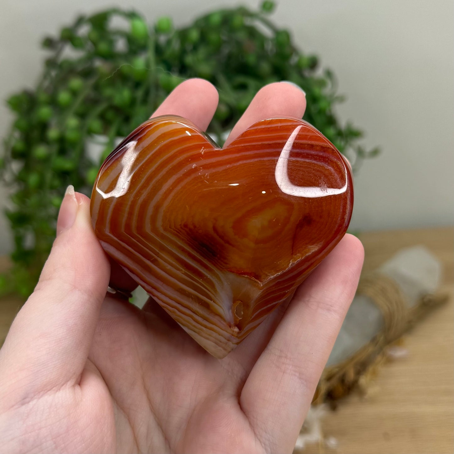 Carnelian Heart (O578)