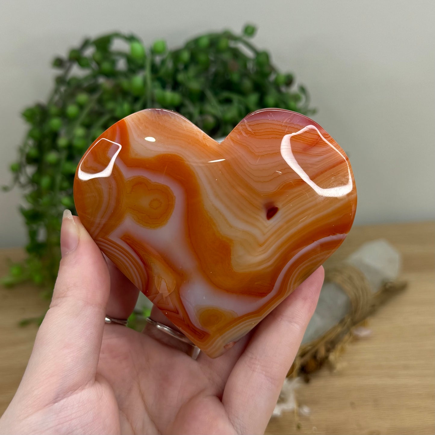 Carnelian Heart (O580)