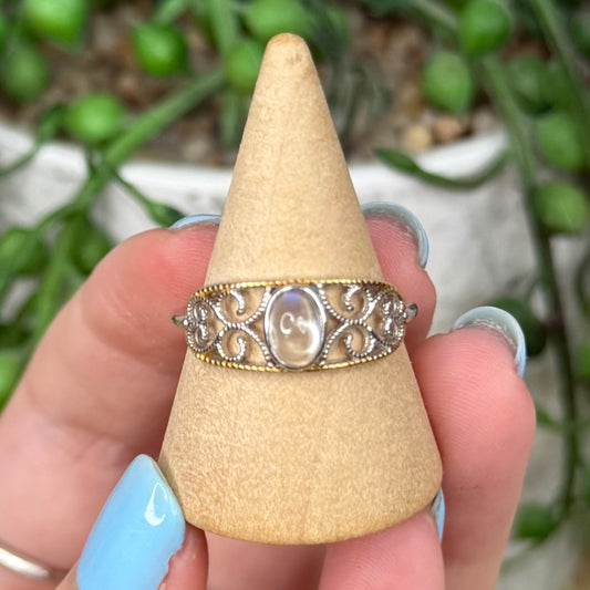 Moonstone S925 Ring (Y986)