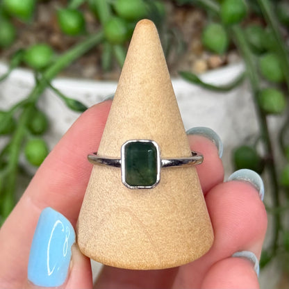 Moss Agate S925 Ring (Y984)