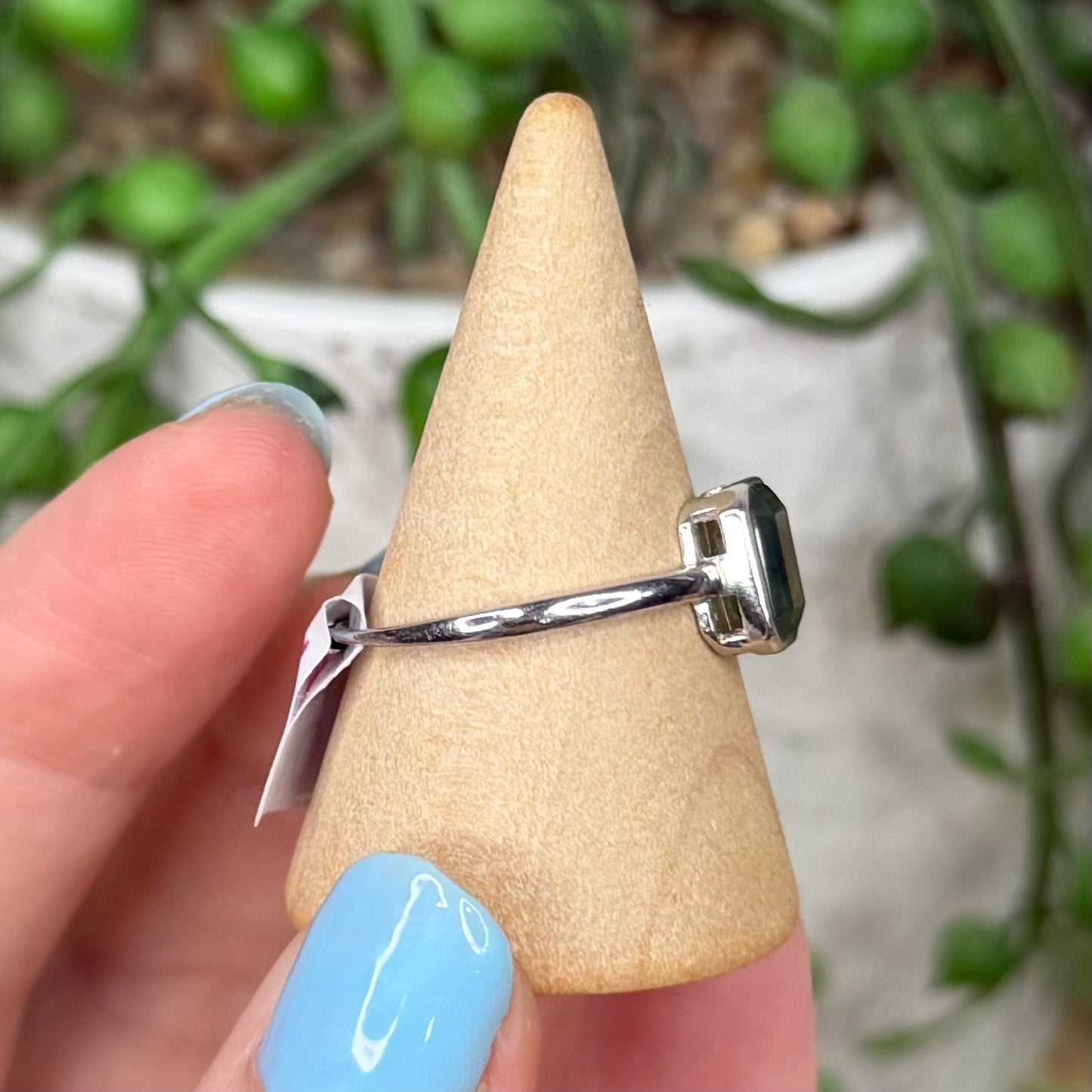 Moss Agate S925 Ring (Y984)