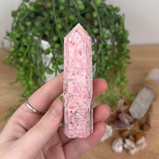 Peruvian Rhodonite Point (S944)