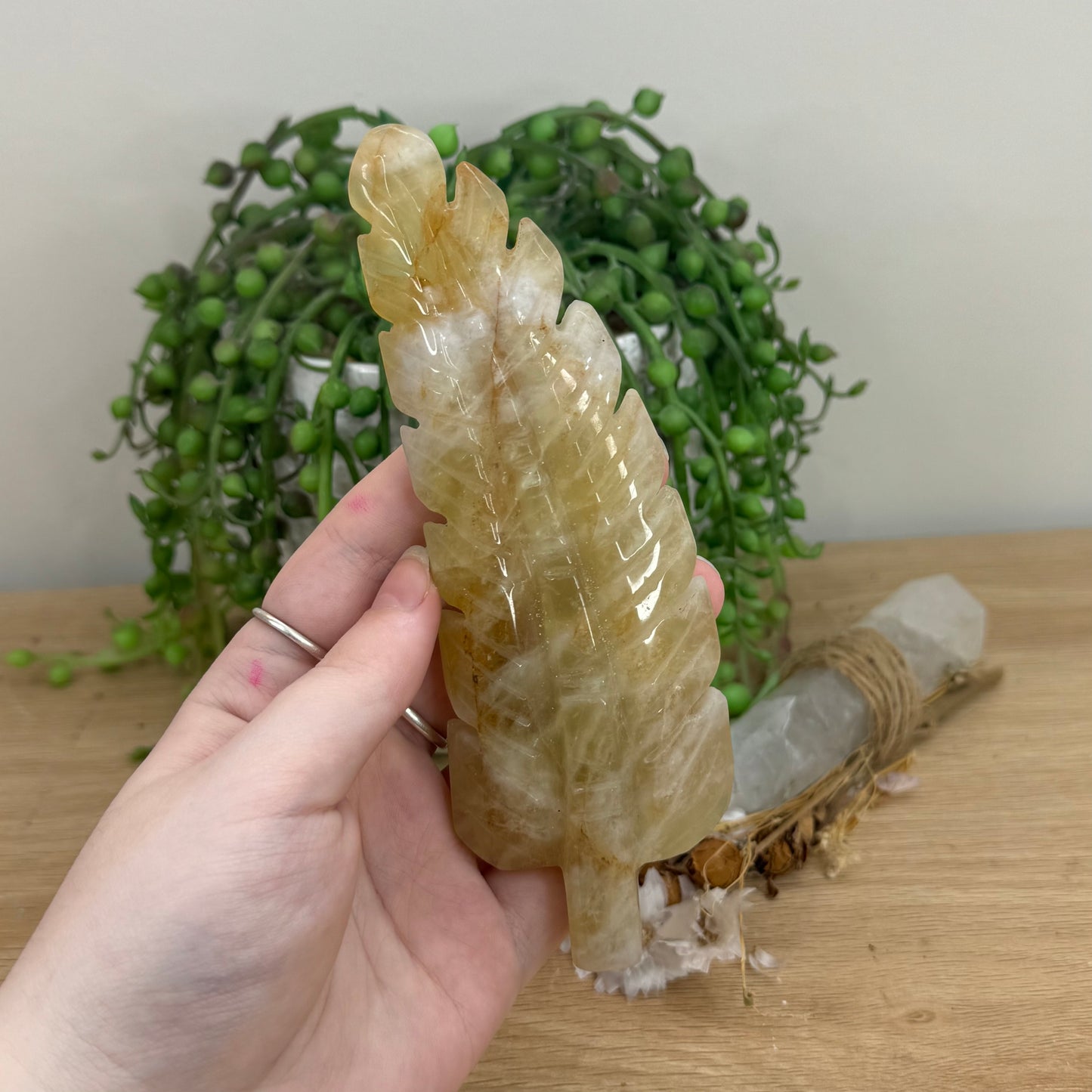 Citrine Feather (O610)