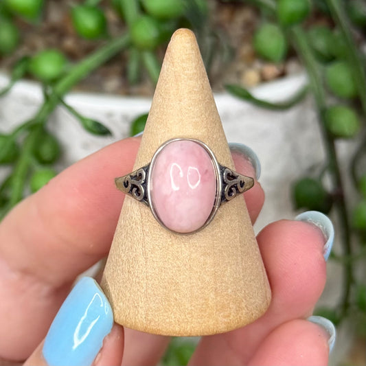 Pink Opal S925 Ring (U512)