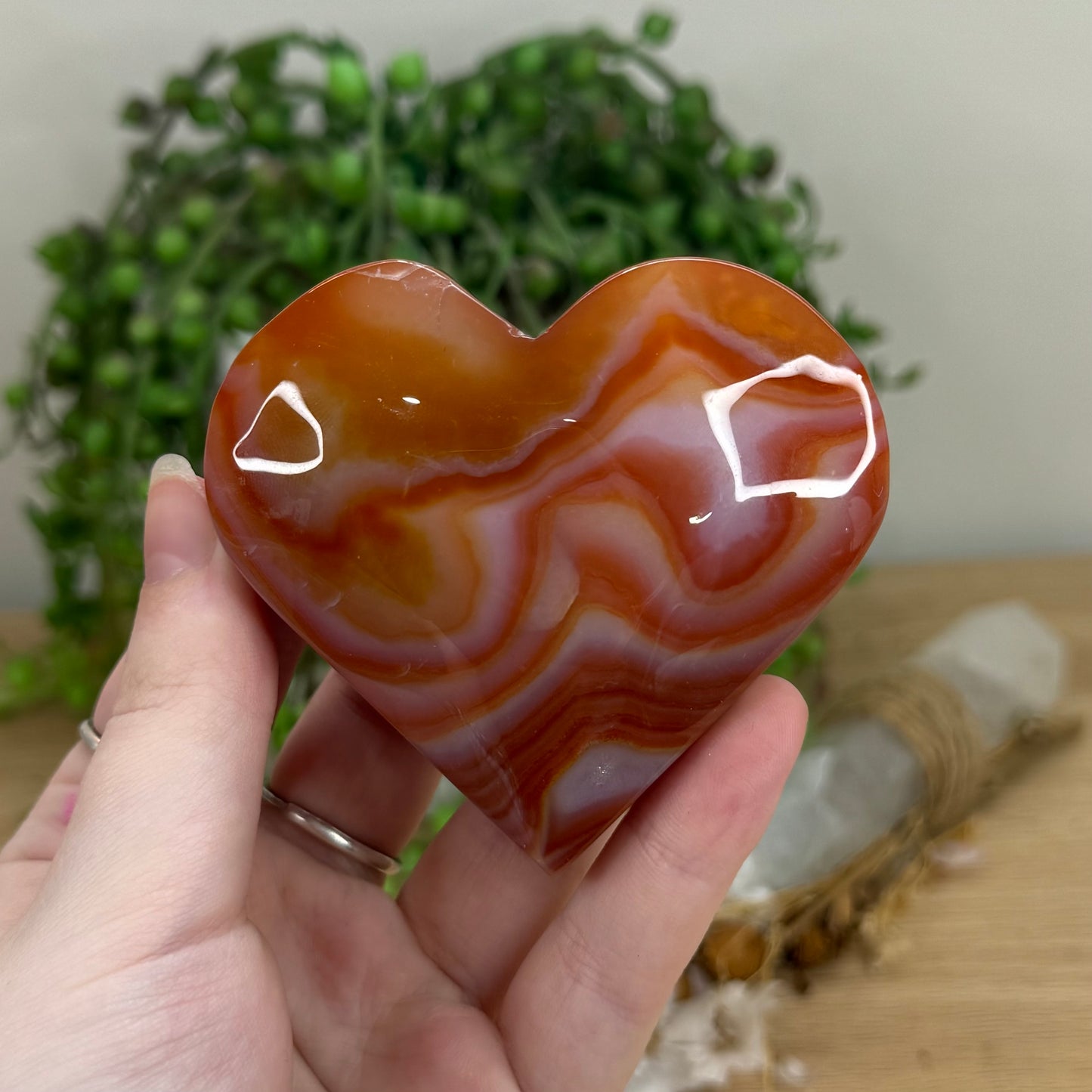 Carnelian Heart (O579)