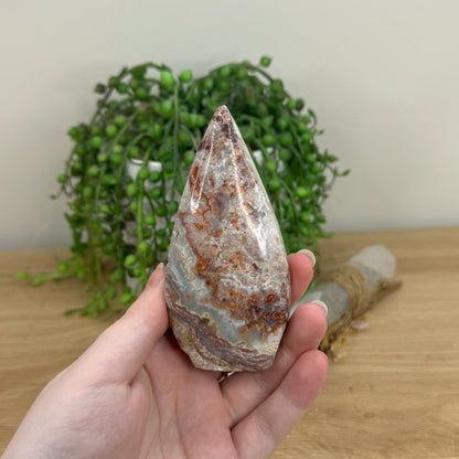 Mexican Crazy Lace Agate Arch Free Form (O617)