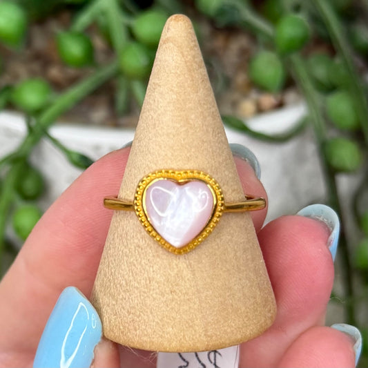 Shell Gold Plated Ring (X177)