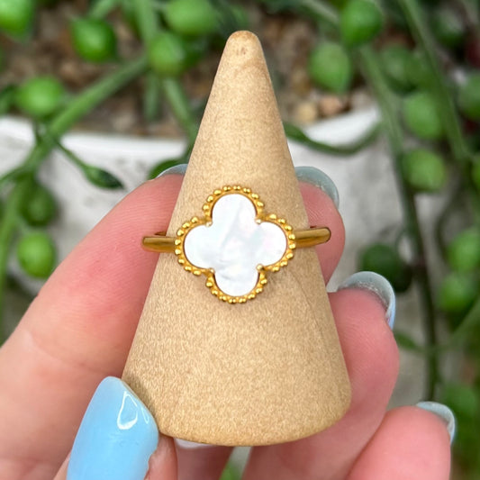 Shell Gold Plated Ring (X174)