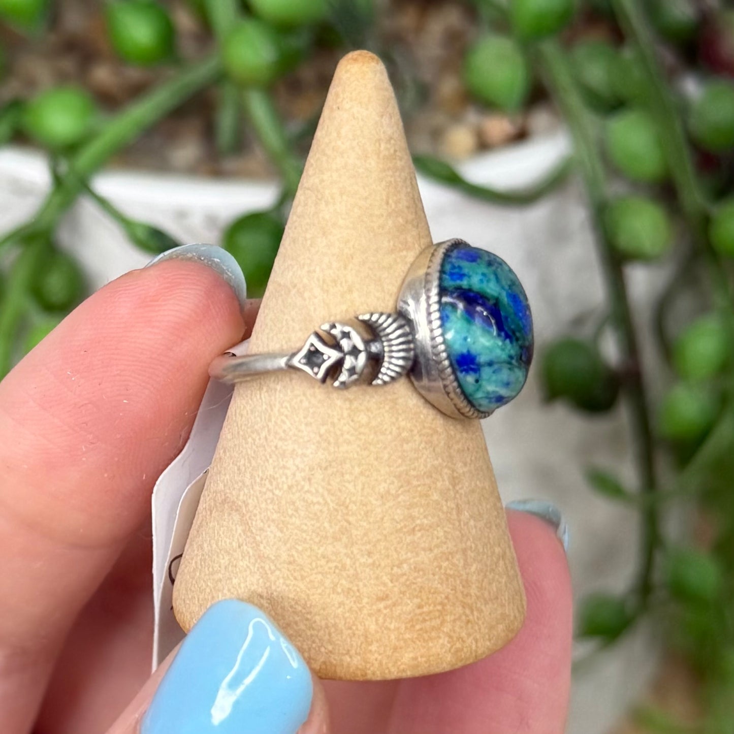 Malachite / Azurite S925 Ring (Y305)