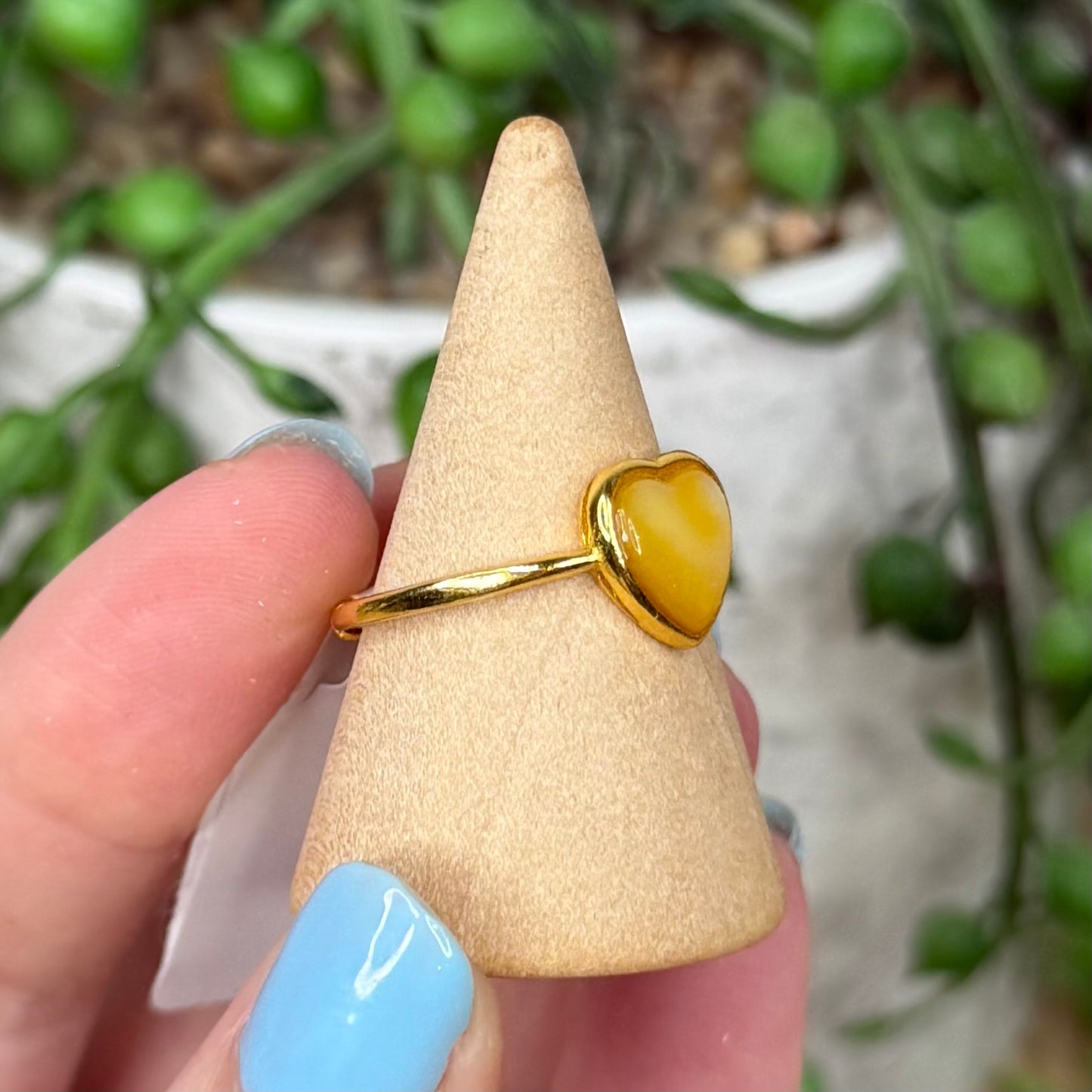 Shell Gold Plated Ring (W217)