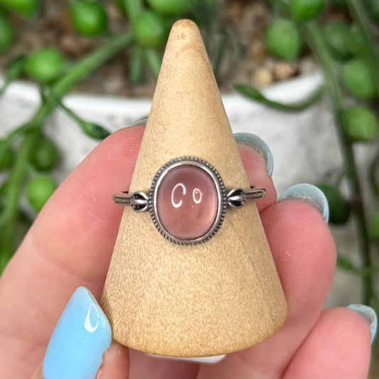 Rose Quartz S925 Ring (U564)