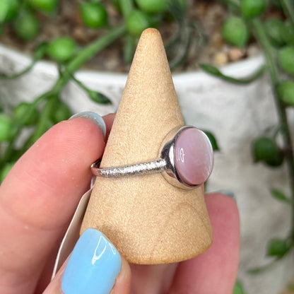 Pink Shell S925 Ring (W206)