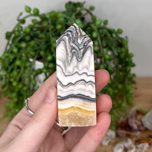 Chocolate Calcite Point (T48)