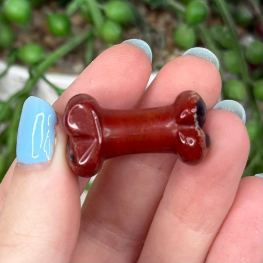 Red Jasper Mini Bone