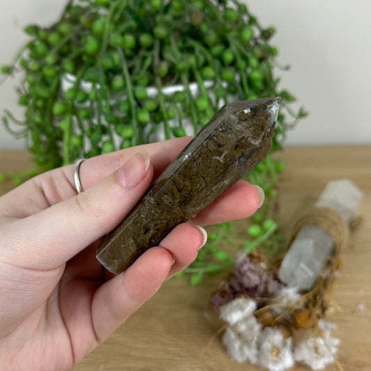 Moss Agate Wand (O674)