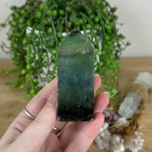 Green Fluorite Point (O775)