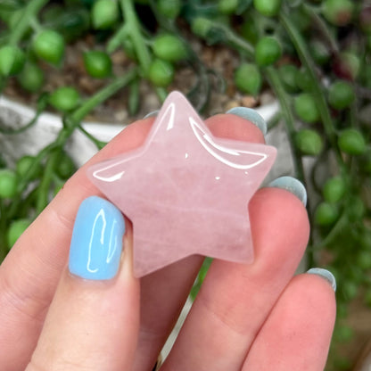 Rose Quartz Mini Star