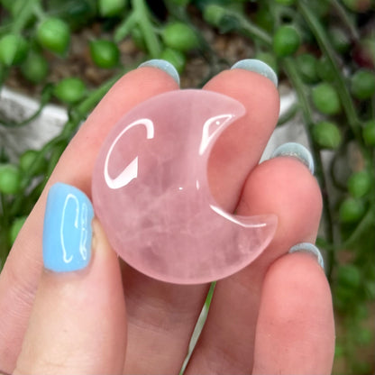 Rose Quartz Mini Moon