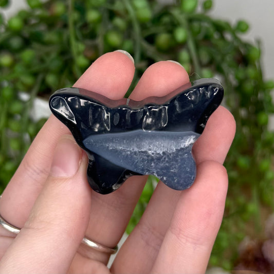 Black Agate Butterfly (S775)