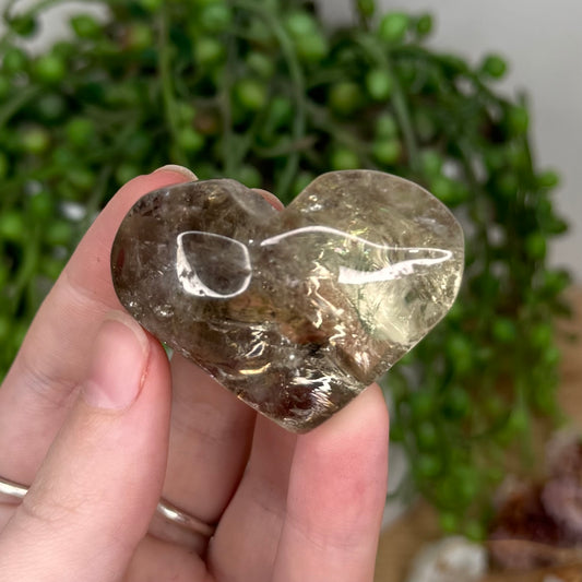 Smokey Citrine Heart (T35)