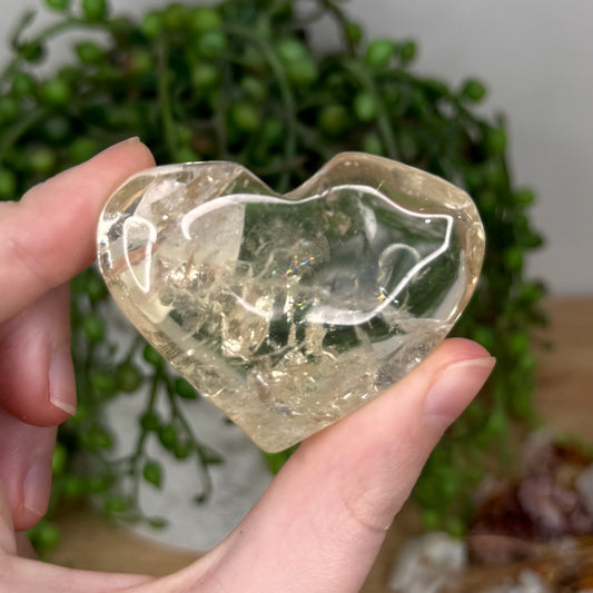 Smokey Citrine Heart (T42)