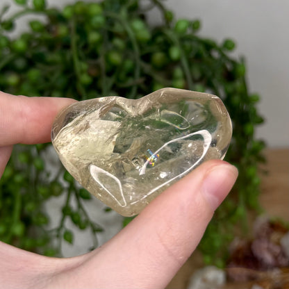 Smokey Citrine Heart (T42)