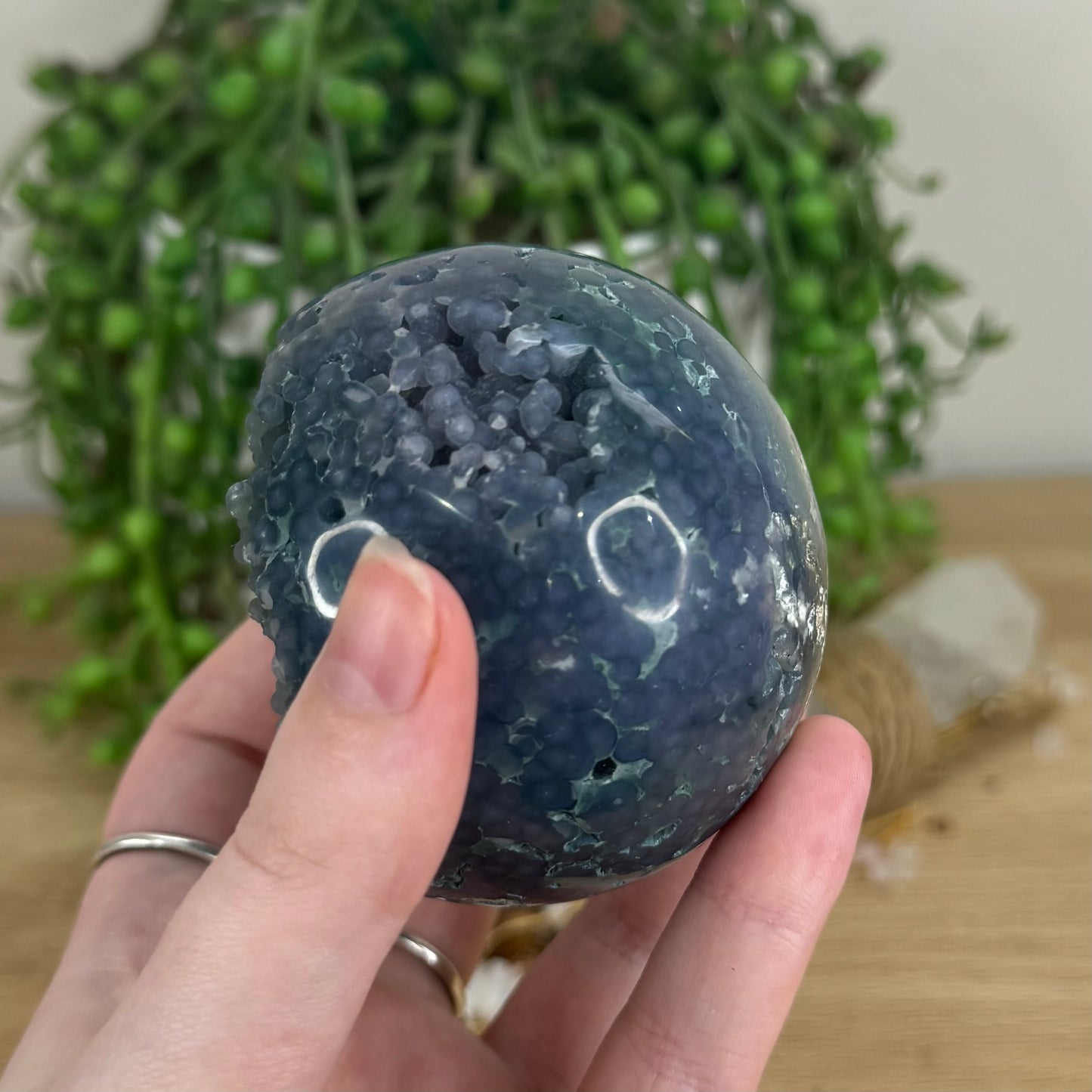 Grape Agate Sphere (O840)