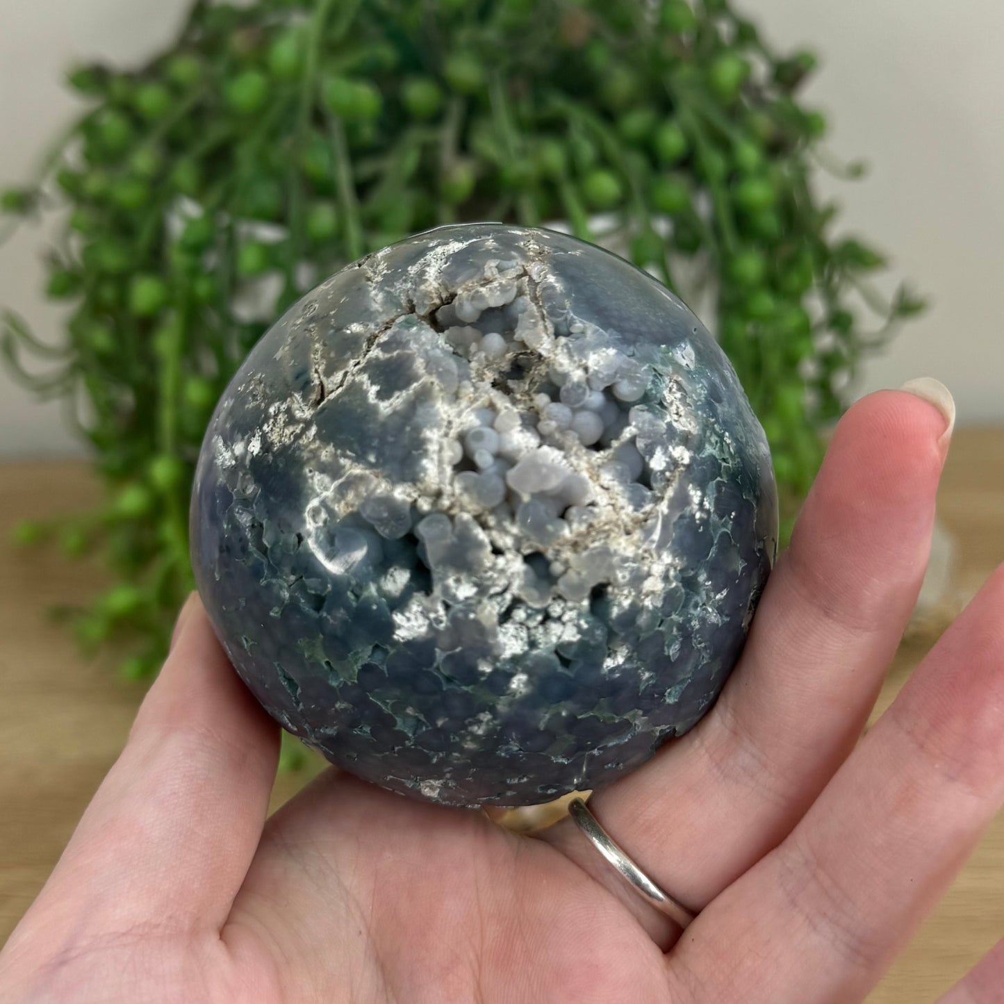 Grape Agate Sphere (O840)