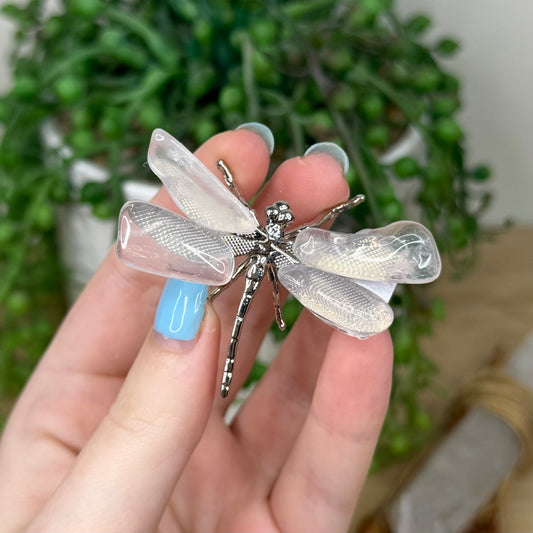Clear Quartz Dragonfly (Z305)