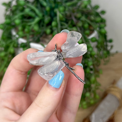 Clear Quartz Dragonfly (Z305)