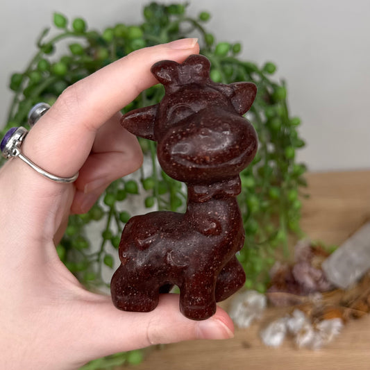 Strawberry Quartz Giraffe (T193)