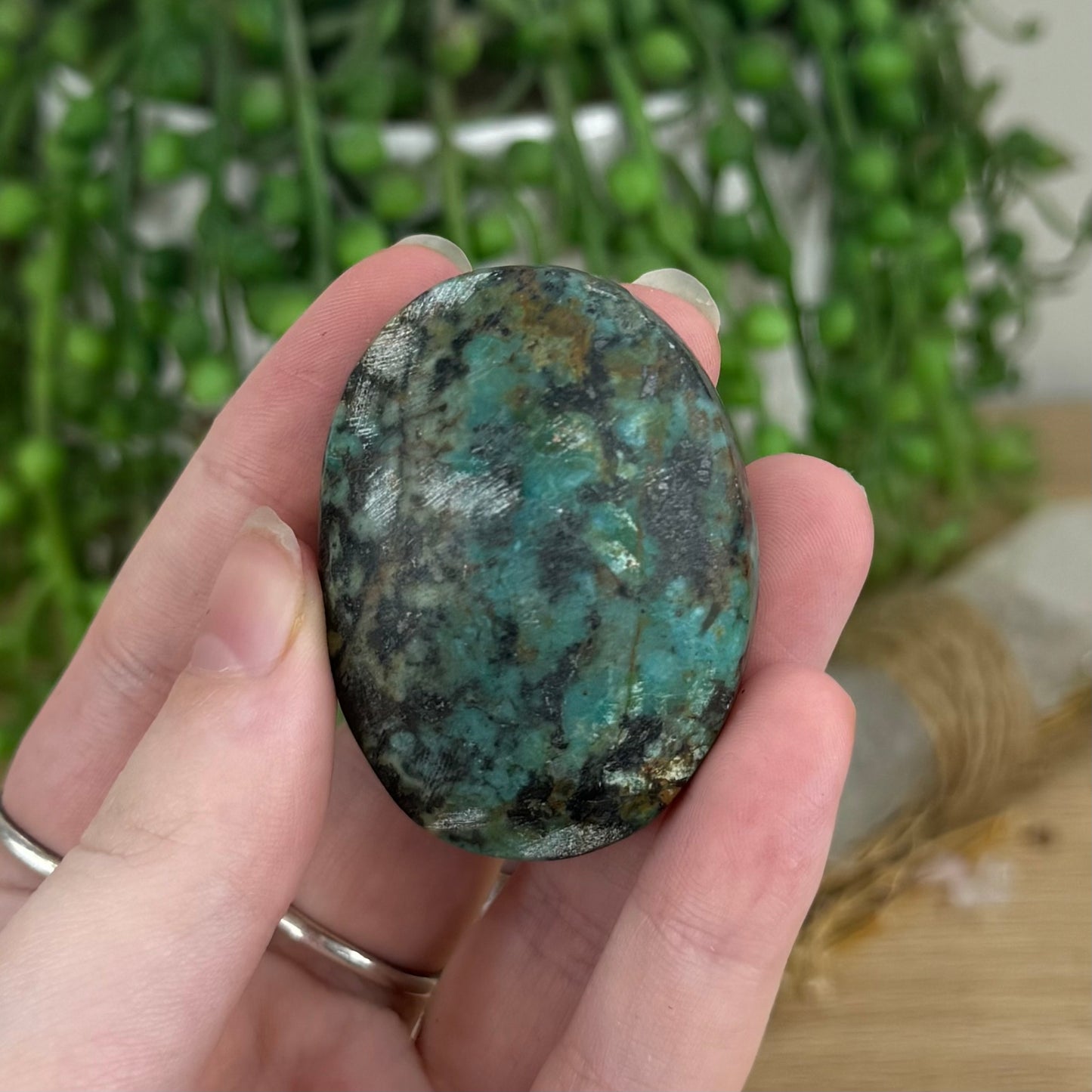 Turquoise Palm Stone (O839)