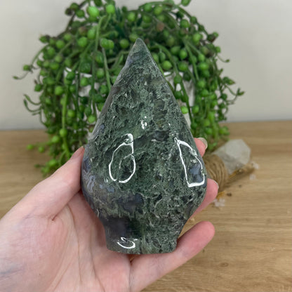 Moss Agate Arch Free Form (O835)