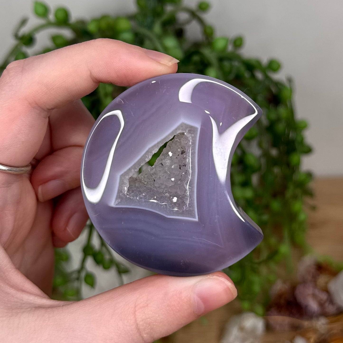 Pink Agate Moon (T170)