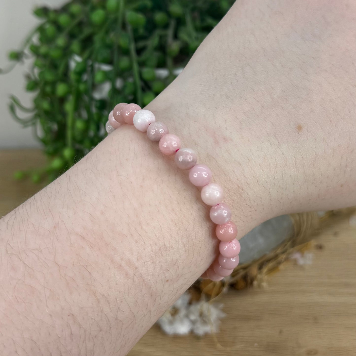 Pink Opal Bracelet (O853) (O851)