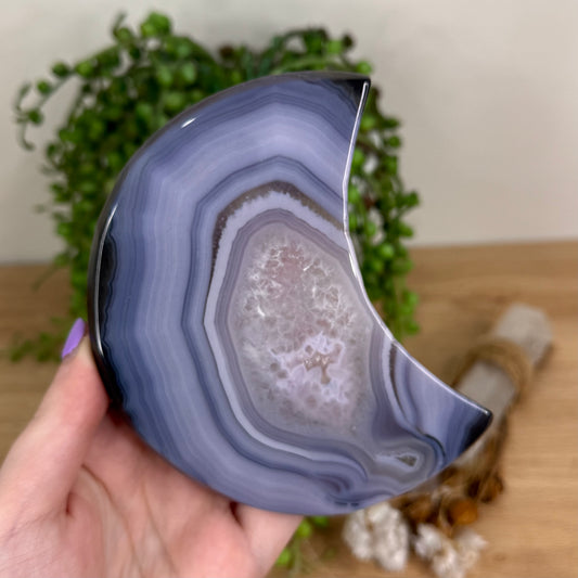 Purple Agate Moon (T678)