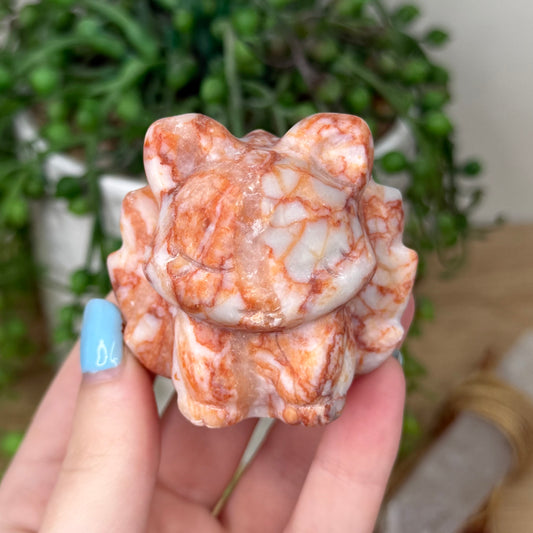 Red Vein Jasper Nine Tail Fox (Z178)