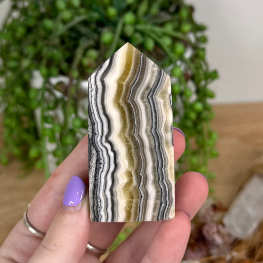 Chocolate Calcite Point (T707)