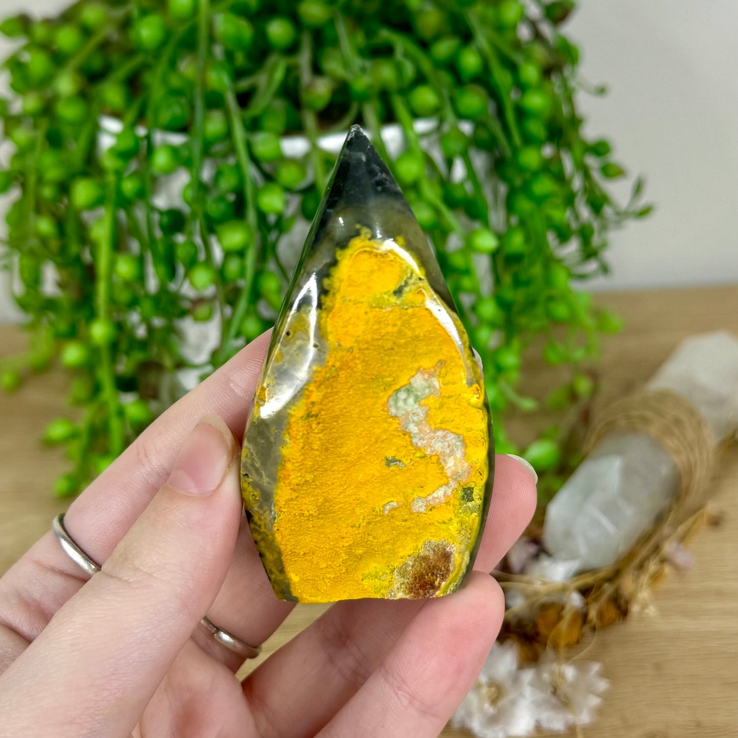 Bumble Bee Jasper Arch Free Form (O913)