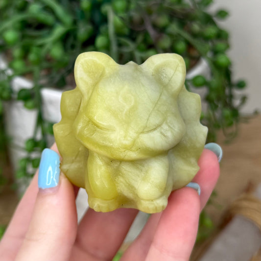 Yellow Jade Nine Tail Fox (Z179)