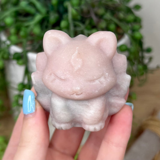 Pink Opal Nine Tail Fox (Z180)